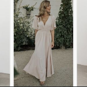 Baltic Born Delilah Blush Maxi dress XS